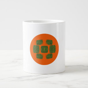 Love Is Dead Silent ASMR Art Large Coffee Mug