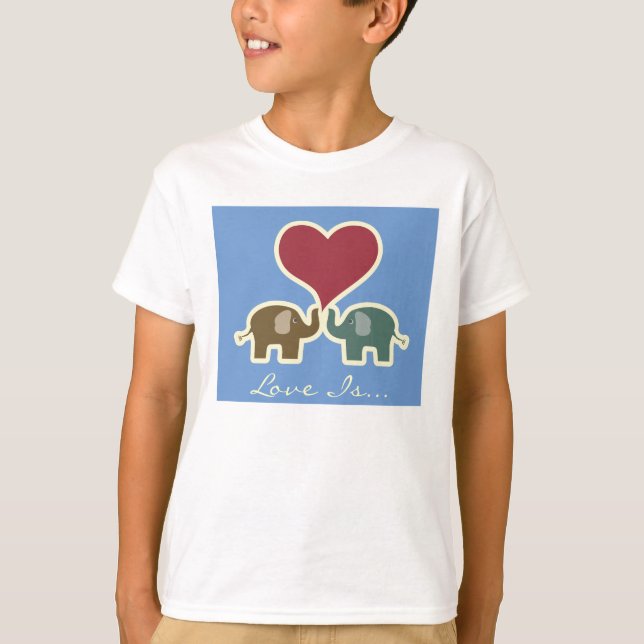 Love Is.. elephant tee (Front)
