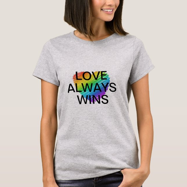 Love Is Equal Celebrate Marriage Equality T-Shirt (Front)