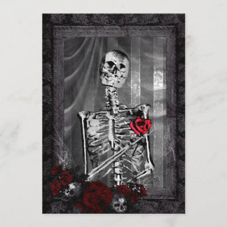 Love Is Eternal Gothic Wedding Invitation