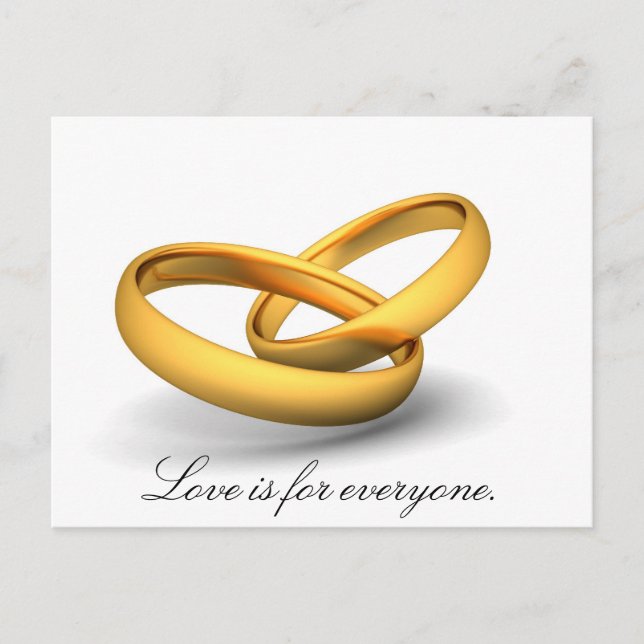 Love Is For Everyone Postcard (Front)