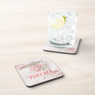 Love is Forever Beverage Coaster