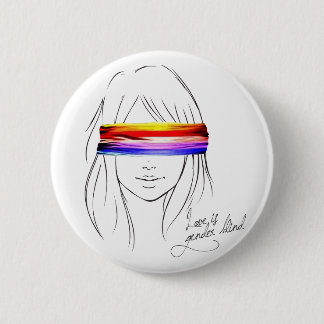 Love Is Gender Blind 6 Cm Round Badge