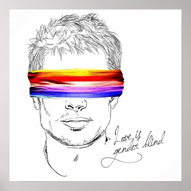 Love Is Gender Blind Poster (Front)