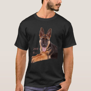 Love Is German Shepherd Shirt Dog Mum GSD Dad GSD