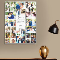 Love is Greatest Adventure Wedding Photo Display