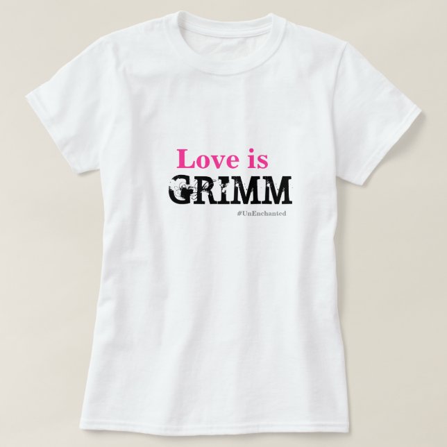 Love is Grimm Womens Basic white T T-Shirt (Design Front)