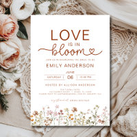 Love is in Bloom Boho Wildflower Bridal Shower