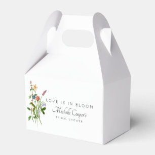 Love is in Bloom Bridal Shower Favour Box