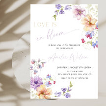 Love Is in Bloom Bridal Shower-Floral Garden Bride