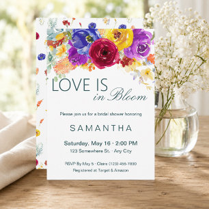 Love is in Bloom Bridal Shower Invitation