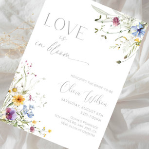 Love Is in Bloom Bridal Shower Party- Spring Bloom Invitation