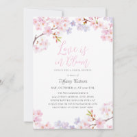 Love is in Bloom Cherry Blossom Bridal Shower