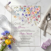 Love is in Bloom Dragonflies Bridal Shower