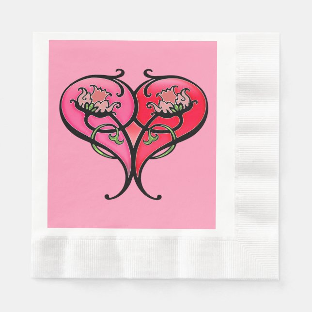 Love is in Bloom Napkin (Front)
