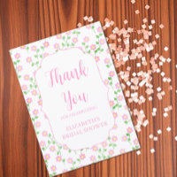 Love Is In Bloom Pink Floral Bridal Shower
