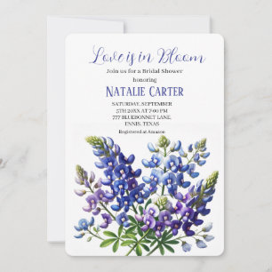 Love is in Bloom Spring Floral Bridal Shower Invitation