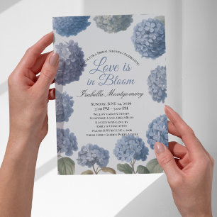Love Is in Bloom Timeless Hydrangea Invitation