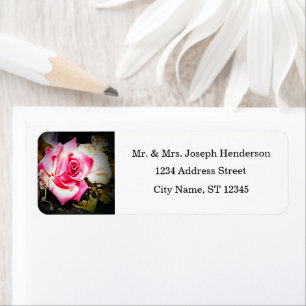 Love is in Bloom Wedding Return Address