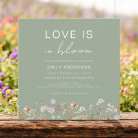 Love is in Bloom Wildflower Bridal Shower