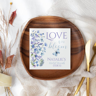 Love Is In Bloom Wildflower Floral Bridal Shower Napkin
