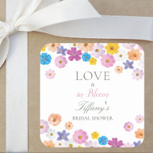 Love is in Bloom Wildflower Garden Bridal Shower