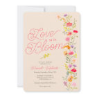 Love is in bloom wildflowers floral bridal shower