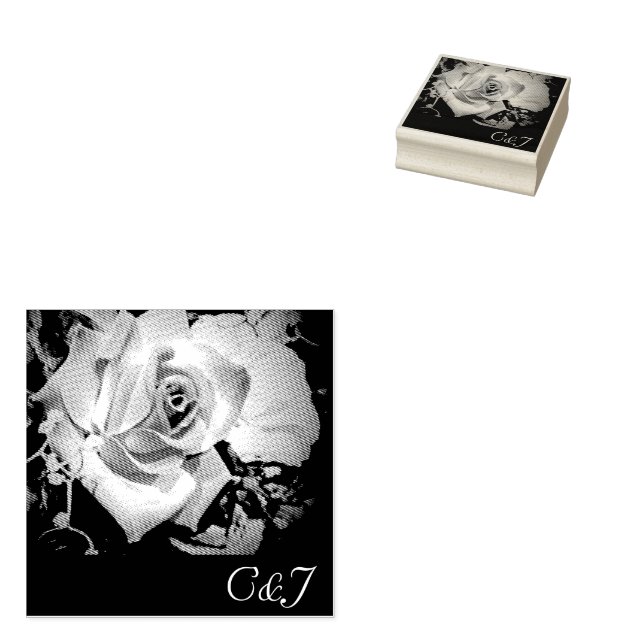 Love is in Bloom Wood Art Stamp (Stamped)