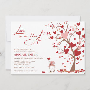 LOVE IS IN THE AIR BRIDAL SHOWER Invitation