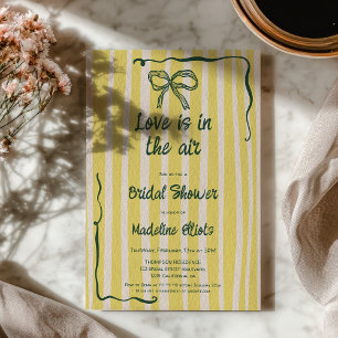 Love Is in the Air Citrus Quirky Bridal Shower Invitation