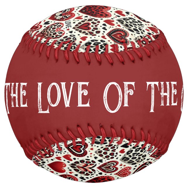 Love Is In The Air (Customize) Softball (Back)
