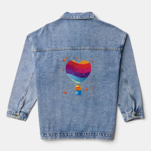 Love is in the air denim jacket (Back)