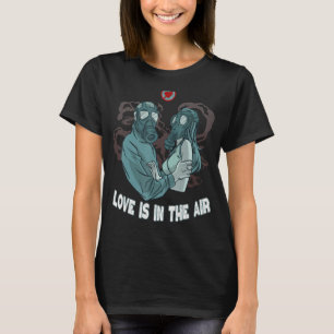 Love Is In The Air, Funny Anti Valentines Day Gas  T-Shirt