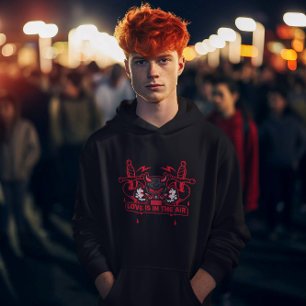 Love is in the Air Gas Mask,Anti Valentine's Day Hoodie