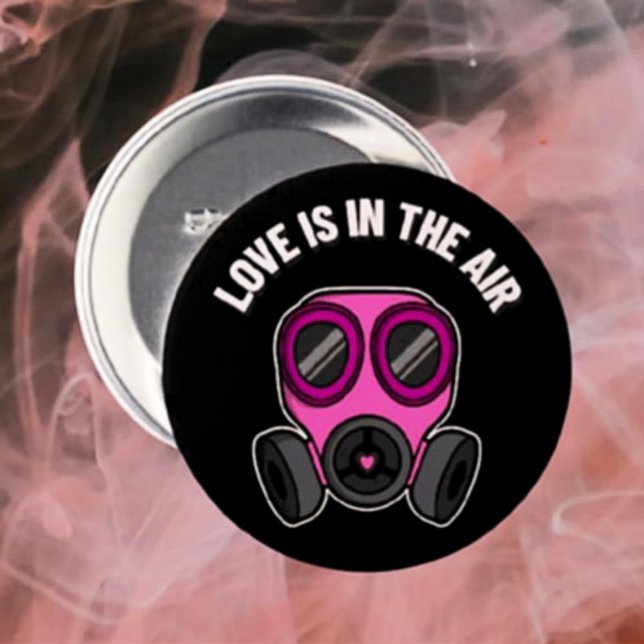 Love Is In The Air Gas Mask Button (Creator Uploaded)