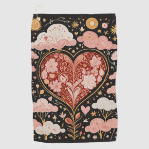 Love is in the Air Golf Towel