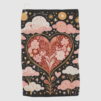 Love is in the Air Golf Towel