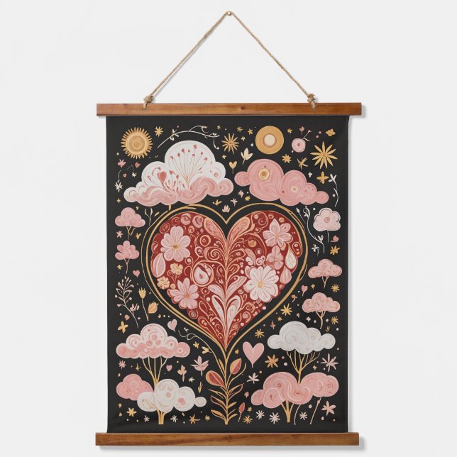Love is in the Air Hanging Tapestry (Front)