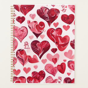 Love is in the Air- heart design Planner