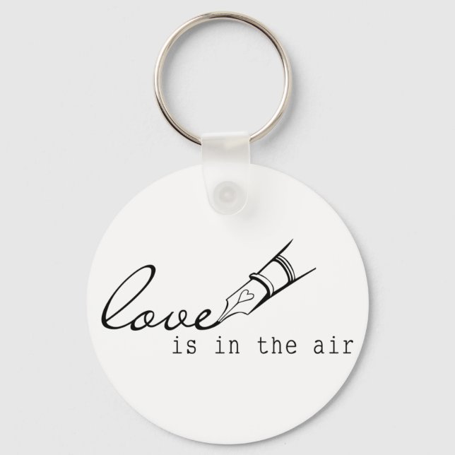 love is in the air key ring (Front)