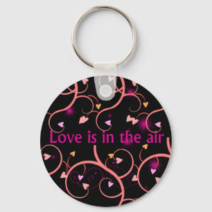 love is in the air keychain
