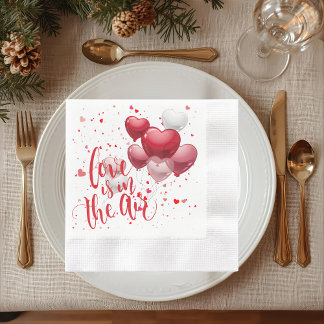 Love Is In The Air Paper Napkin