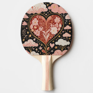 Love is in the Air Ping Pong Paddle