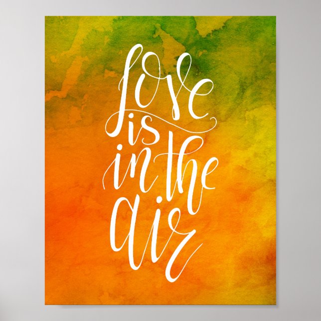 Love Is In The Air Poster (Front)