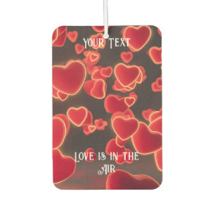 Love is in the Air Red Heart Car Air Freshener