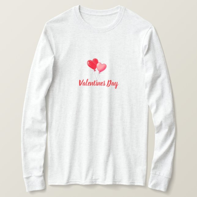 Love Is in the Air – Valentine’s Day Romantic  T-Shirt (Design Front)