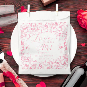 Love Is In The Air Valentine's Day Bridal Shower Favour Bags