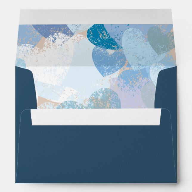 LOVE IS IN THE AIR  Wedding Pre-Addressed Envelope (Back (Bottom))