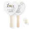 Love is in the Air Wedding Program Fan