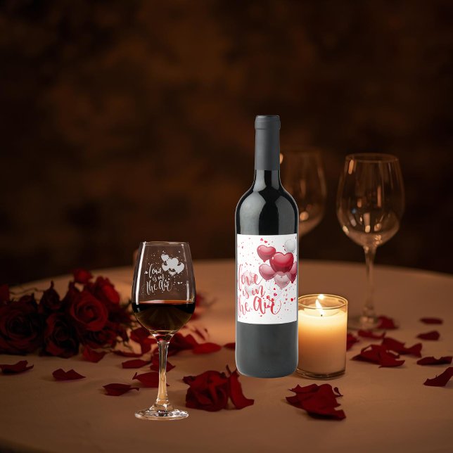 Love Is In The Air Wine Label Set (Creator Uploaded)